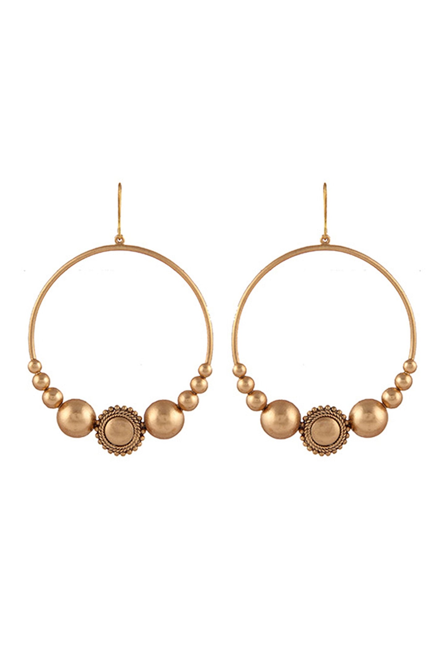Mahi Chakra Hoop Earrings