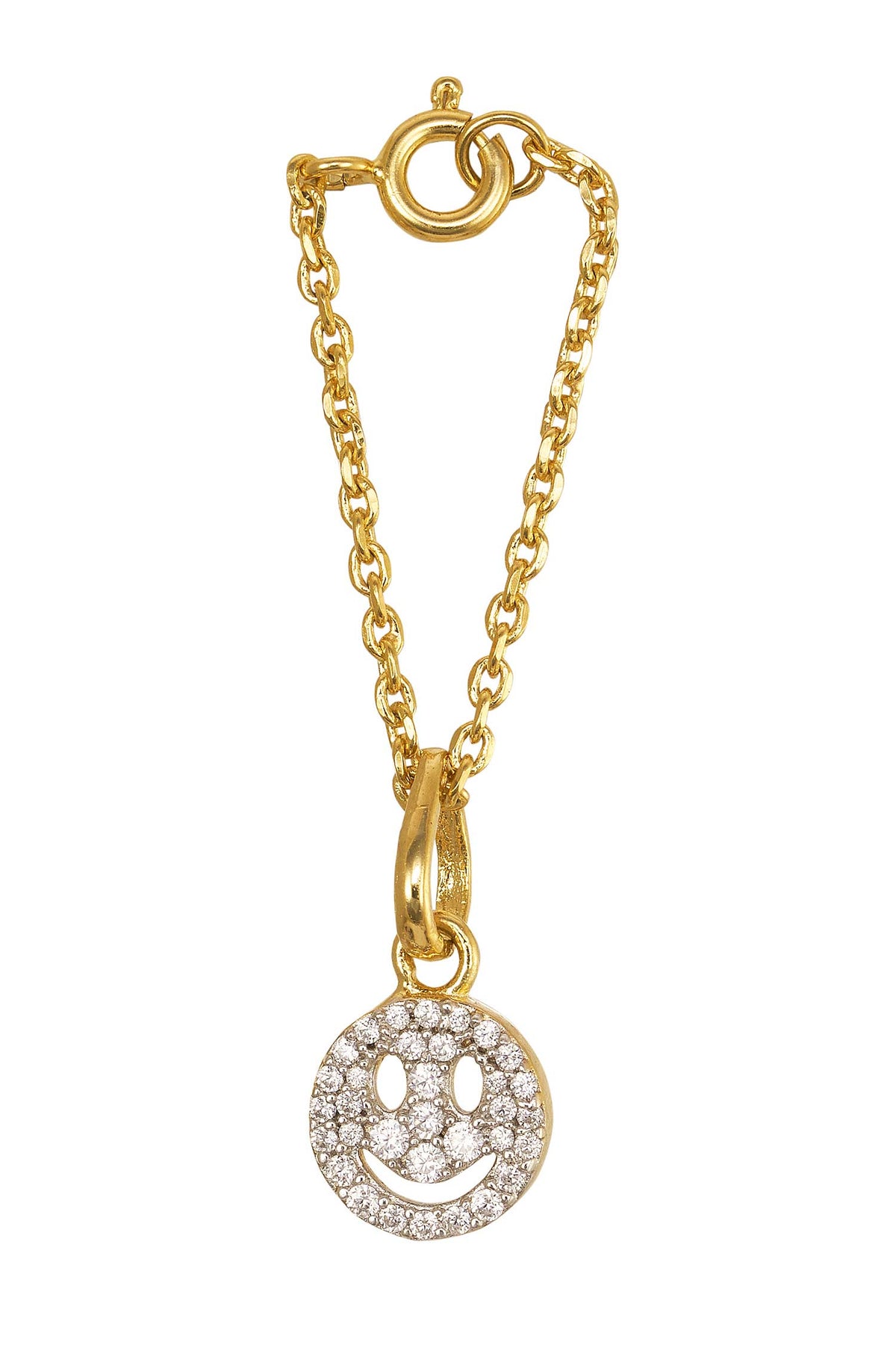 Harsha Smiley Charm With Spring Clasp