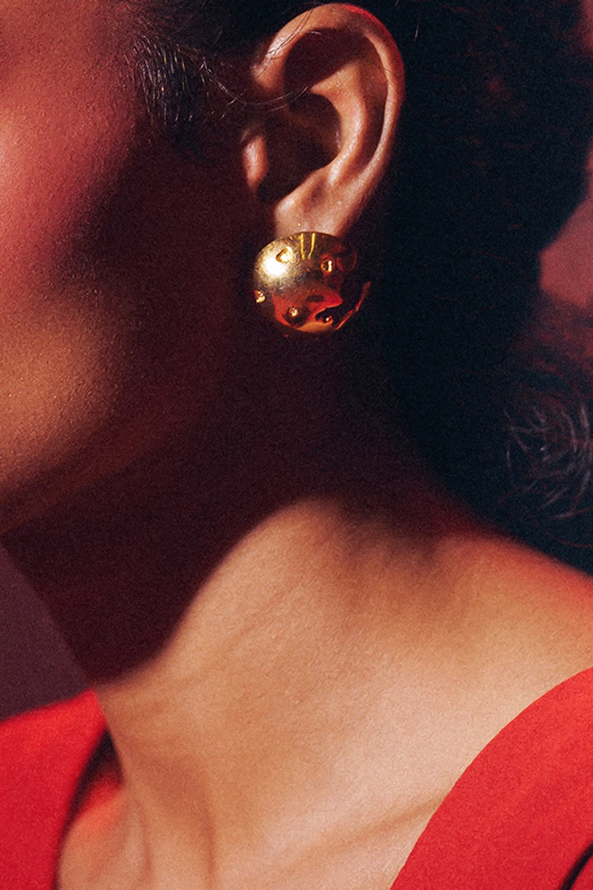 Pallas Gold Stud Earrings