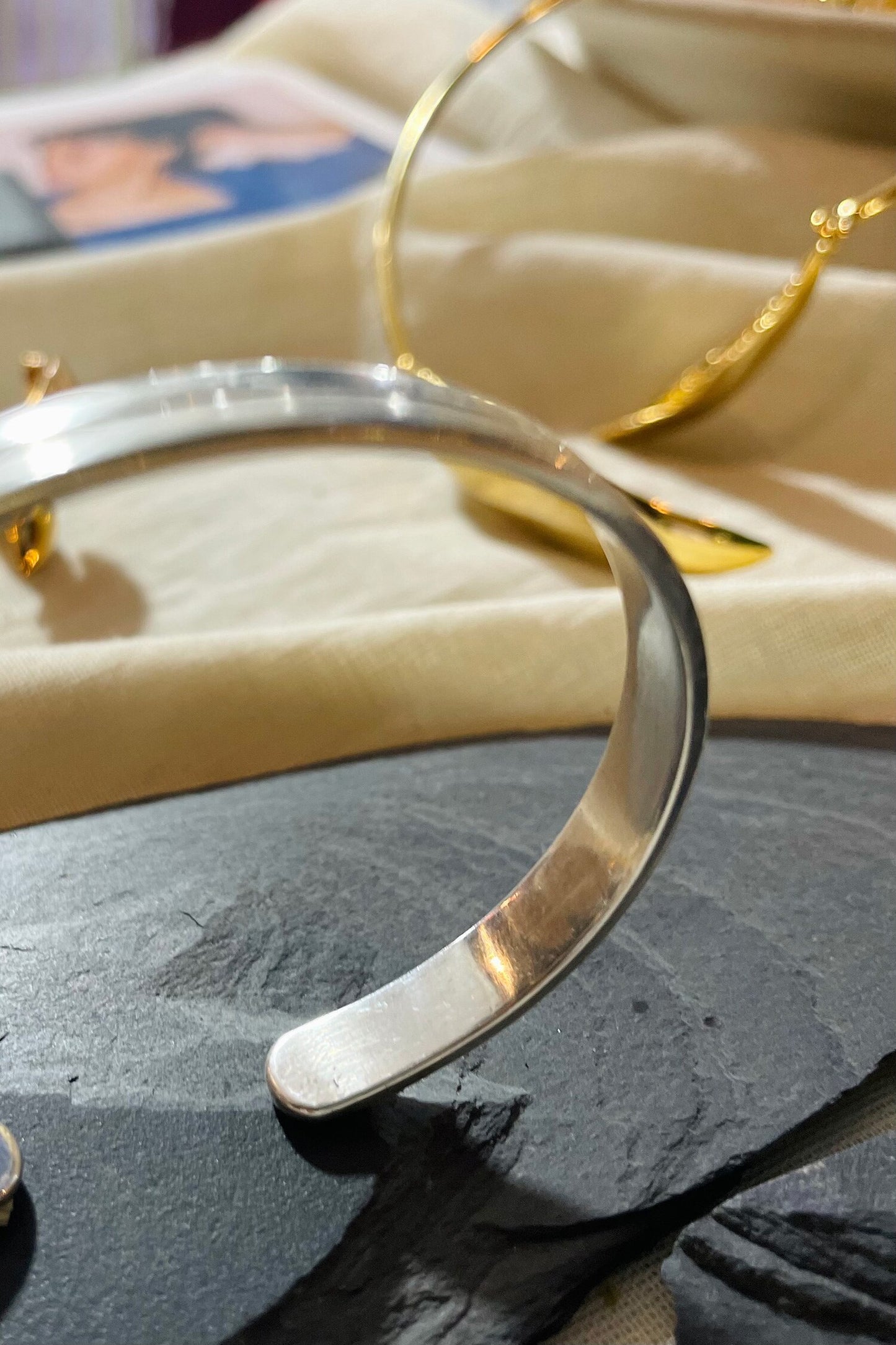 Silver Kada Bracelet