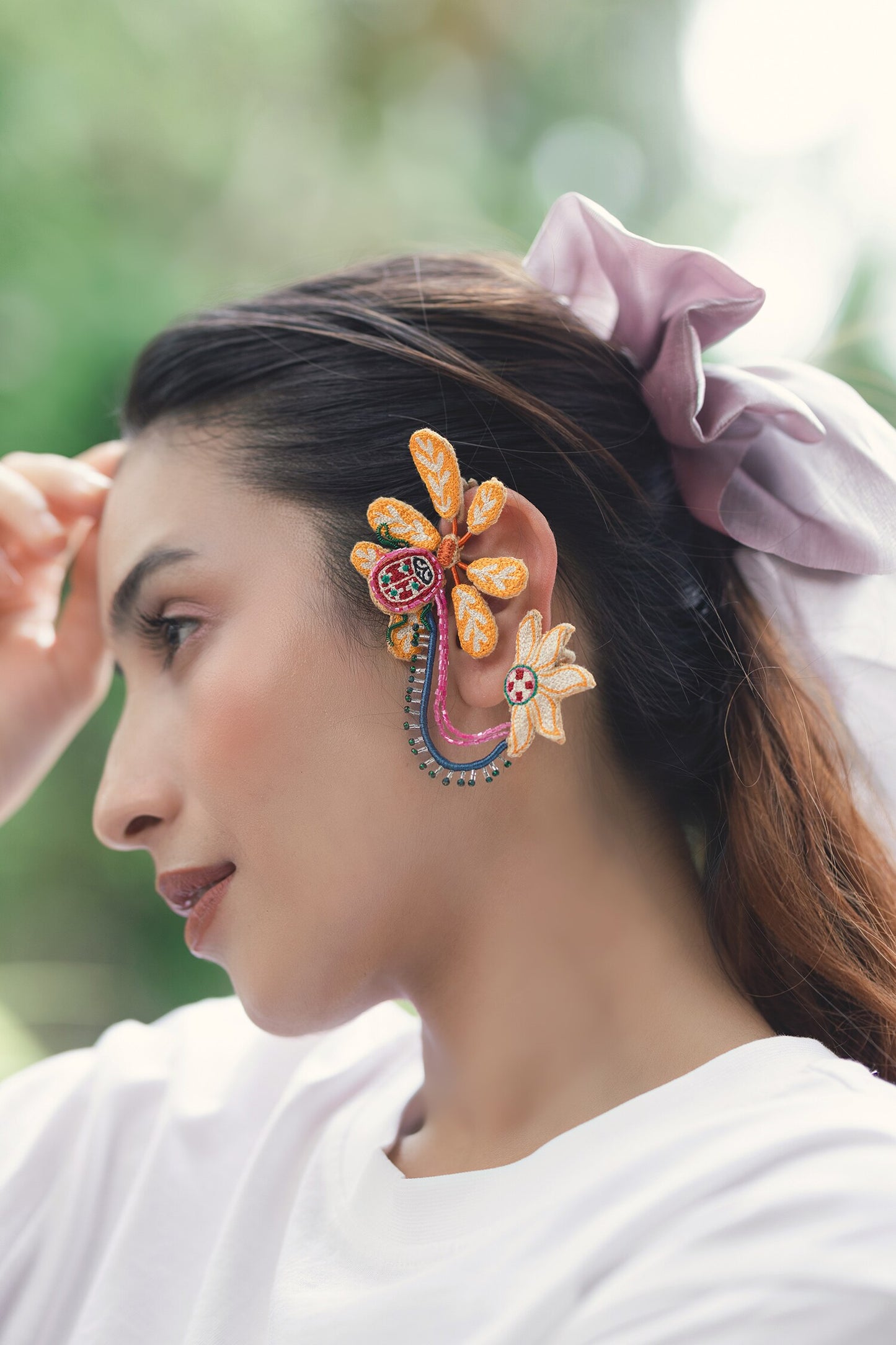 Kajol Embroidered Earrings