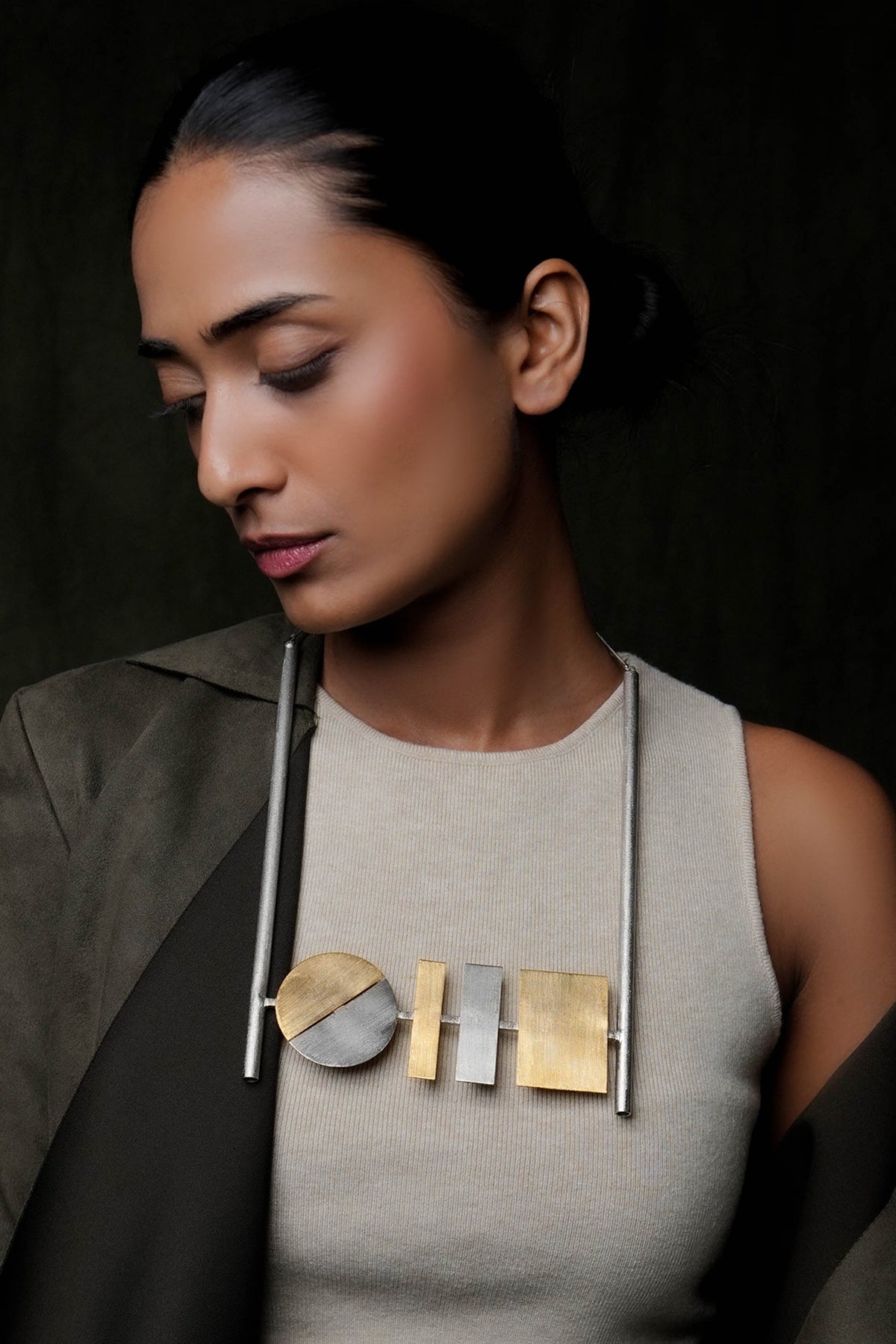 Geometric Pendant Necklace