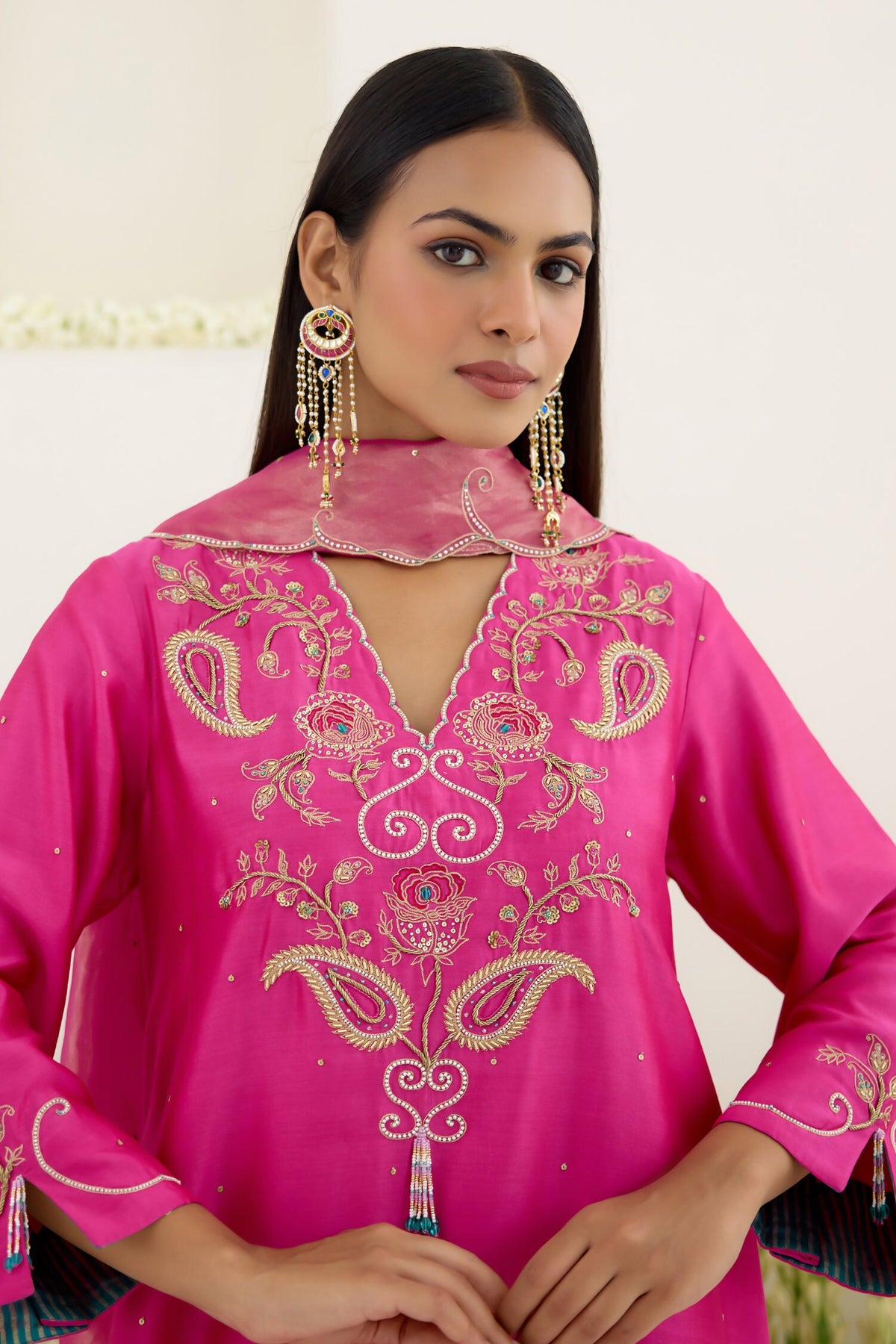 Mayil Embellished Earrings