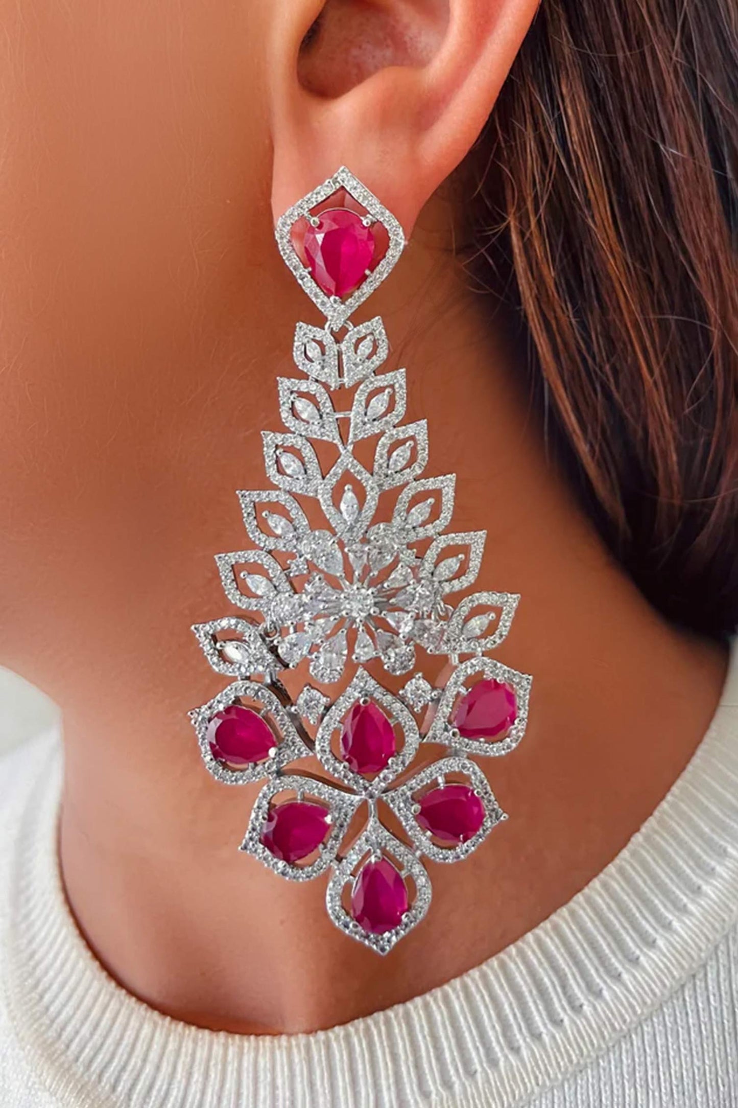 Aaradhya Marquise Imitation Diamond Choker Set