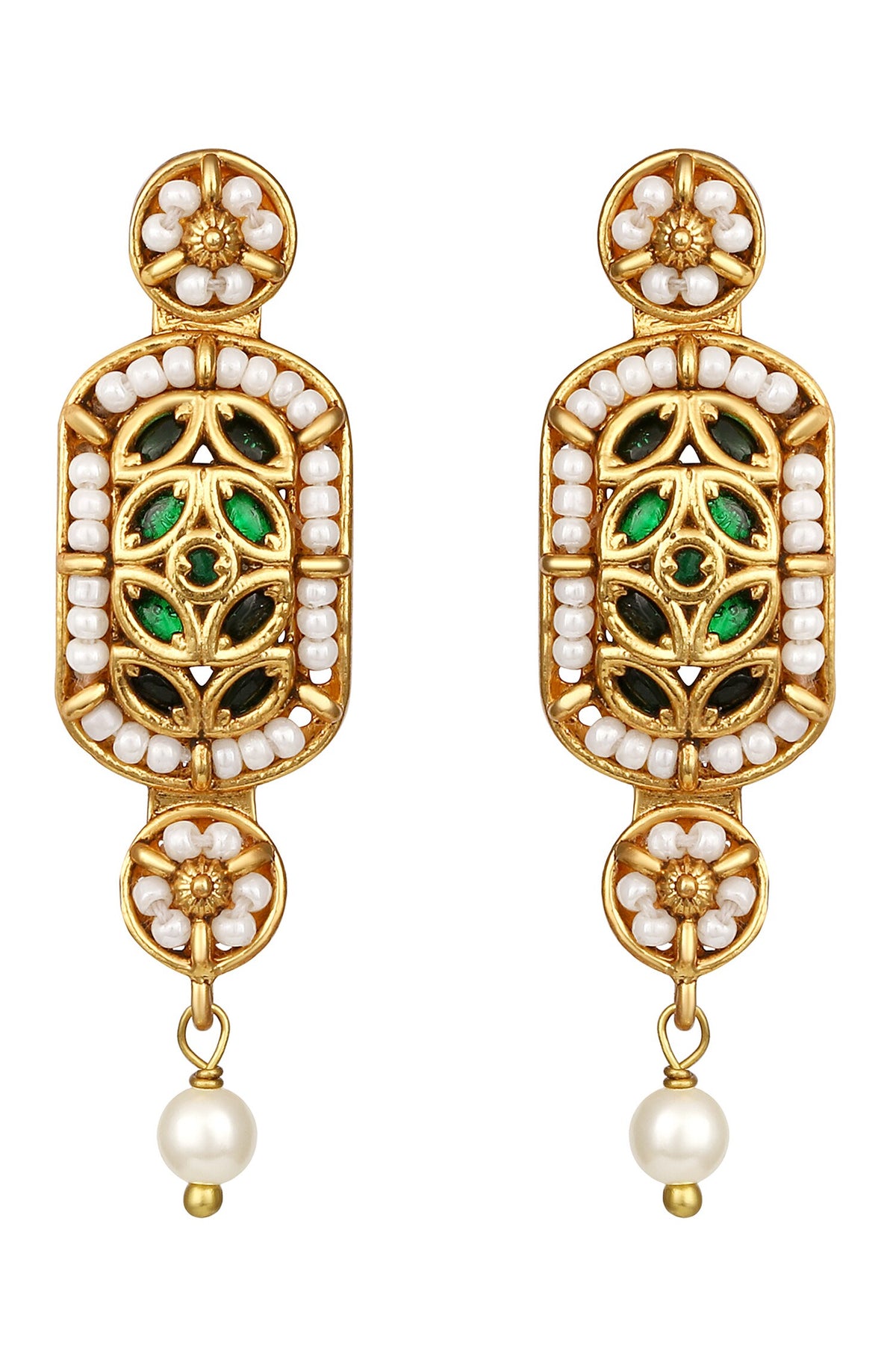 Floral Carved Necklace Set