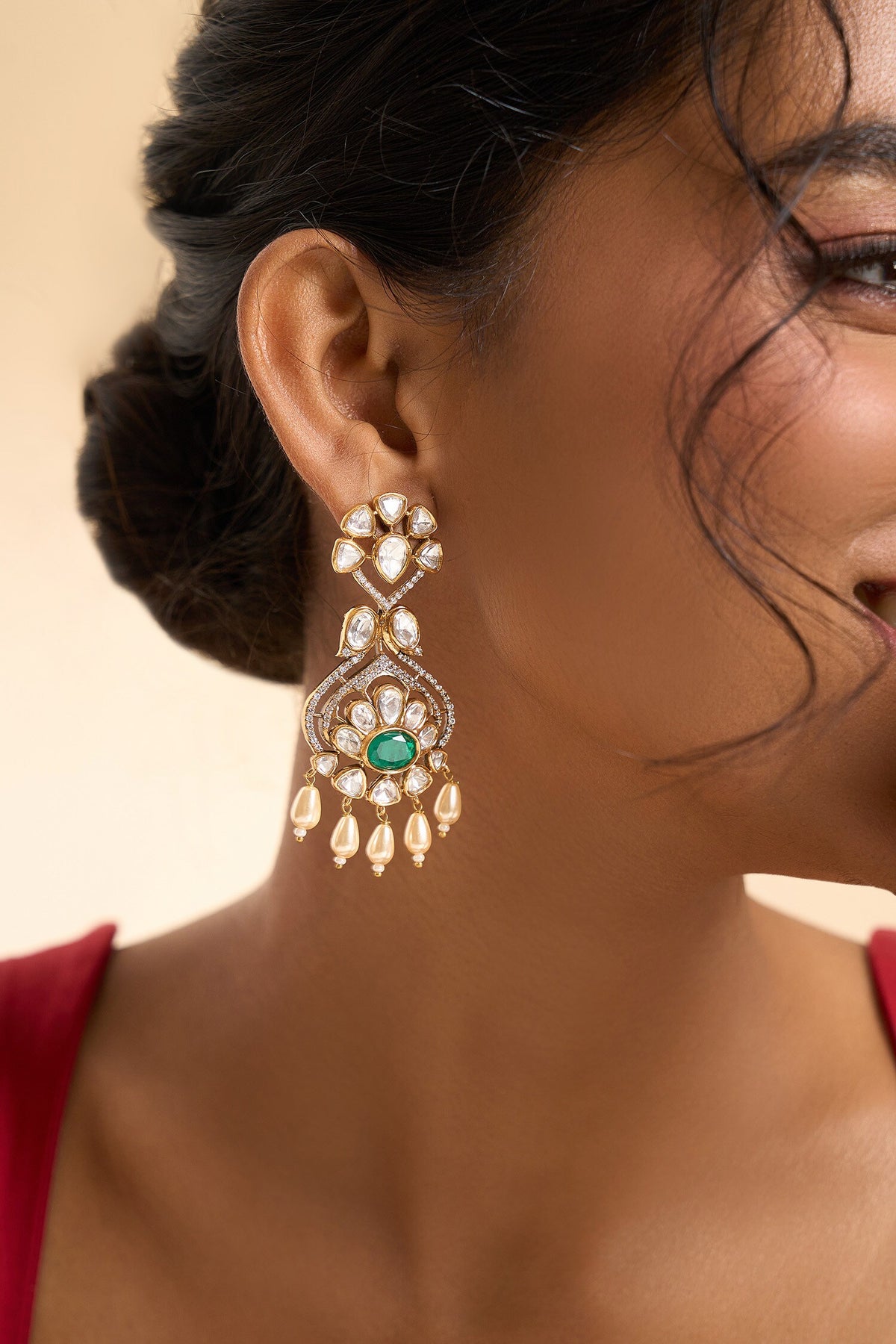 Floral Embellished Earrings
