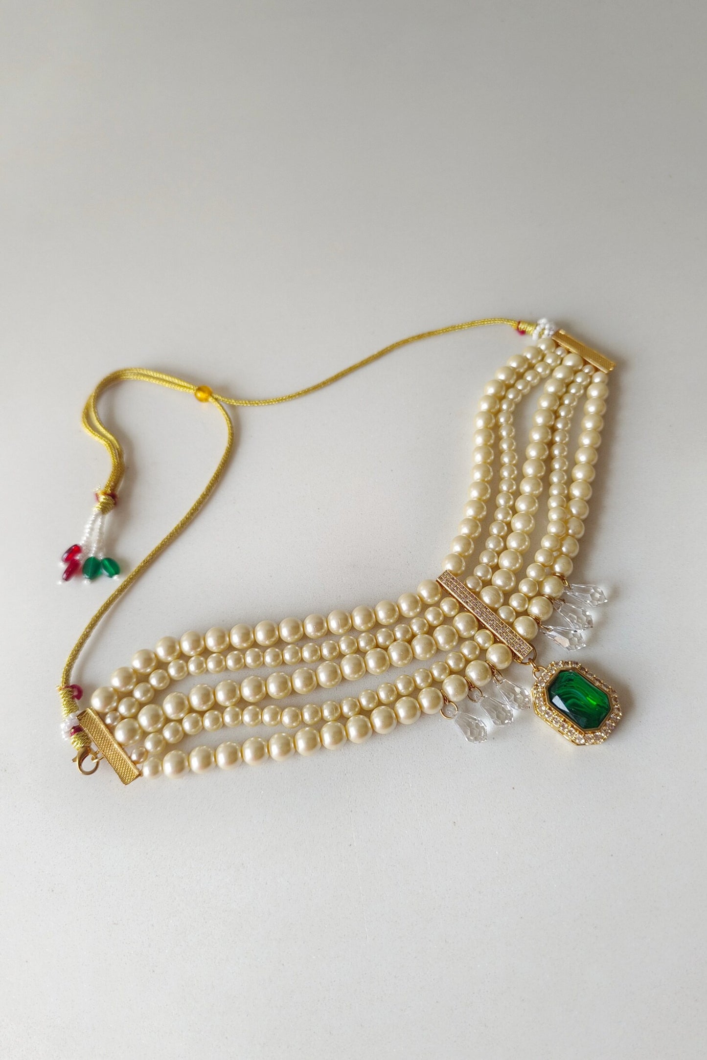 Araana Pearl Crystal Necklace