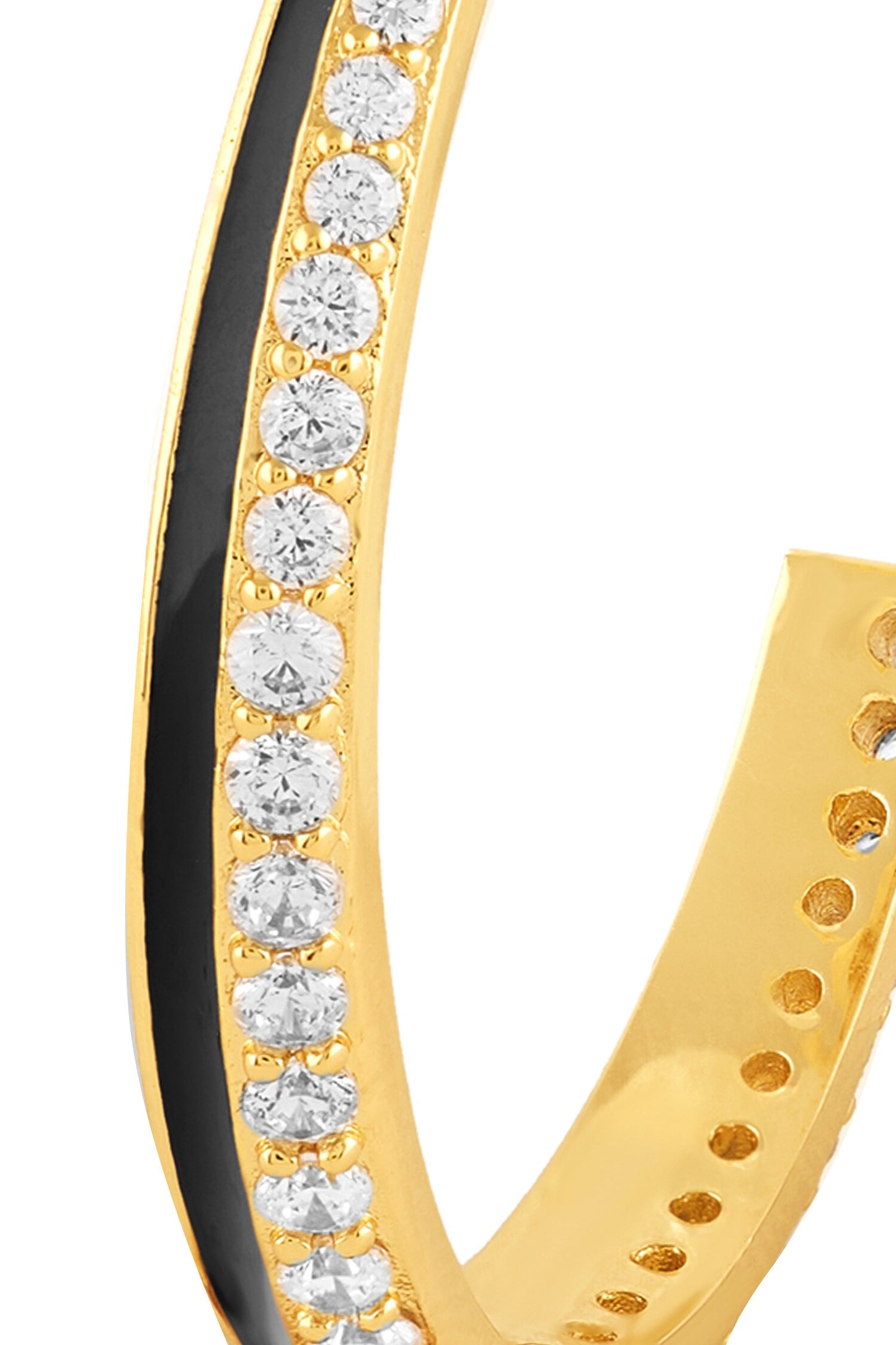 Hypnos Charm Hoop Earrings