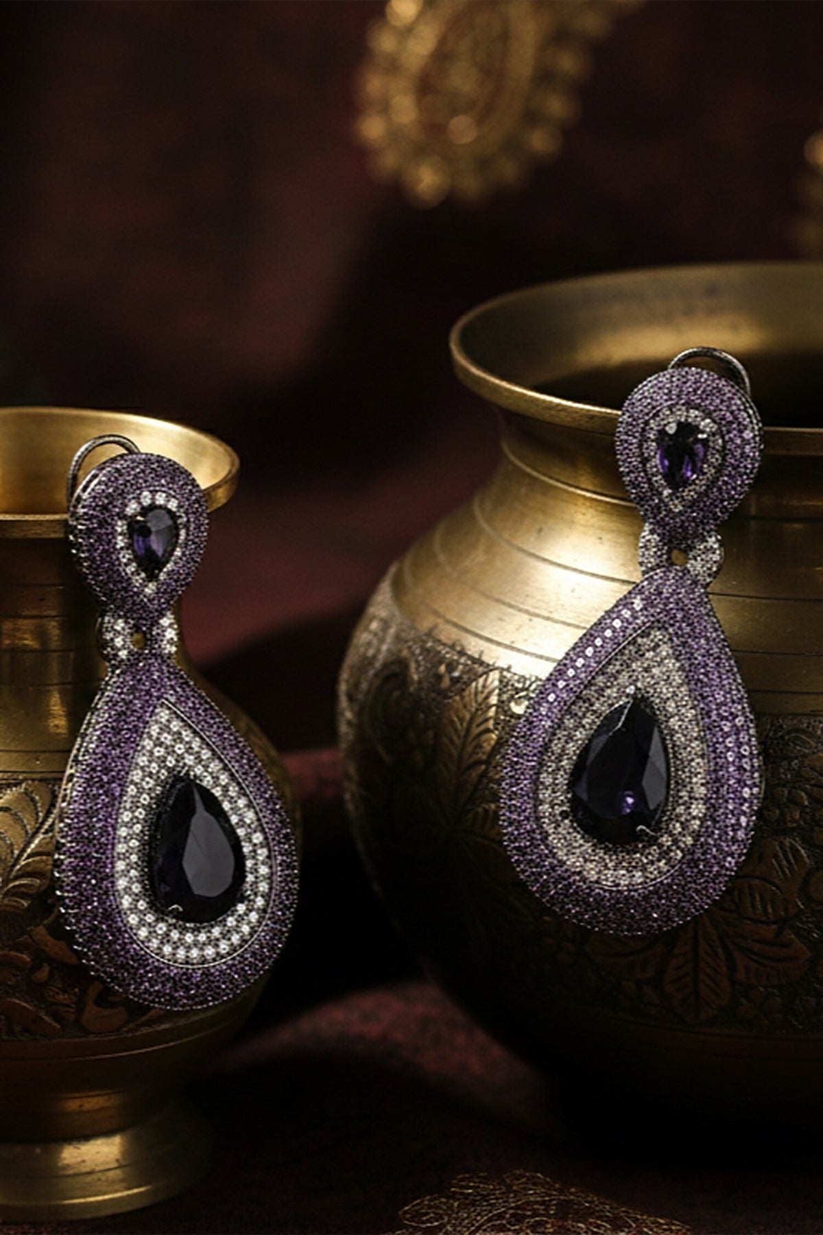 Tear Drop Shaped Earrings