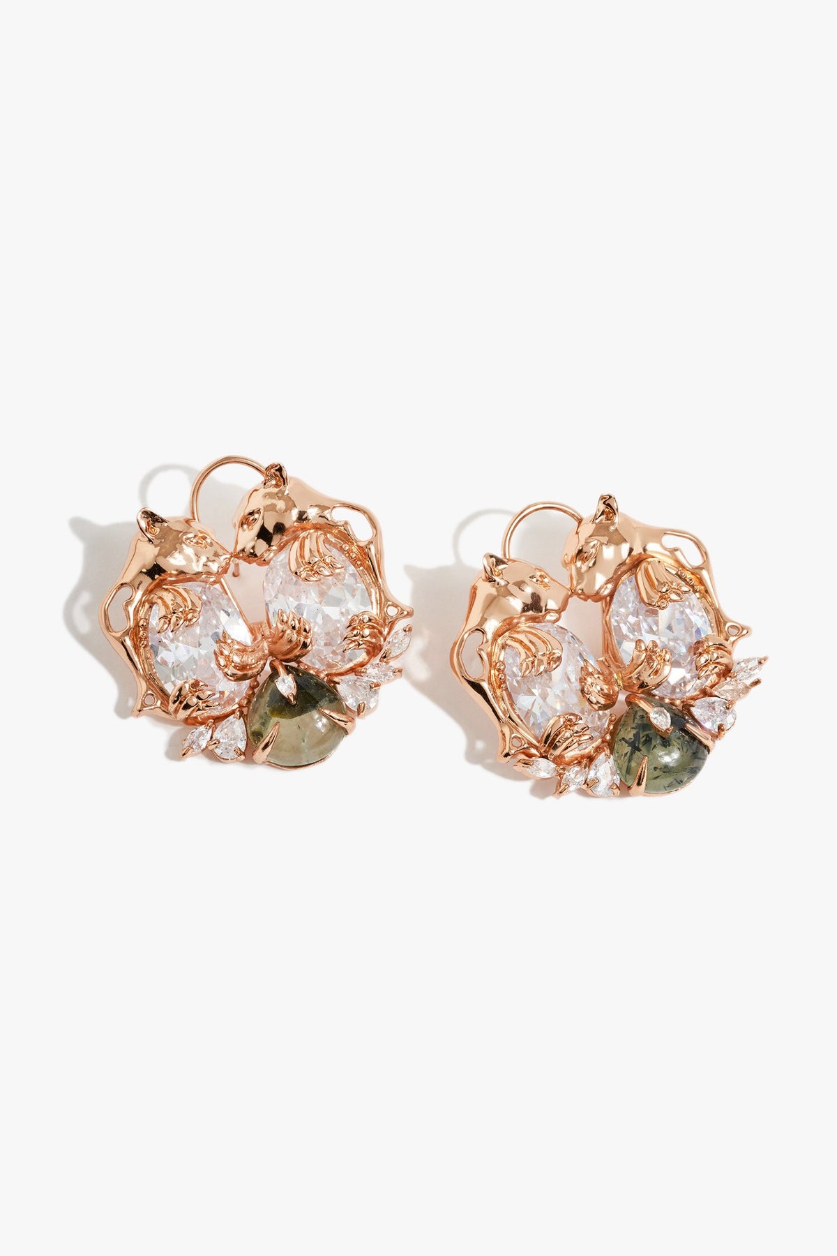 Leopard Triumph Stud Earrings