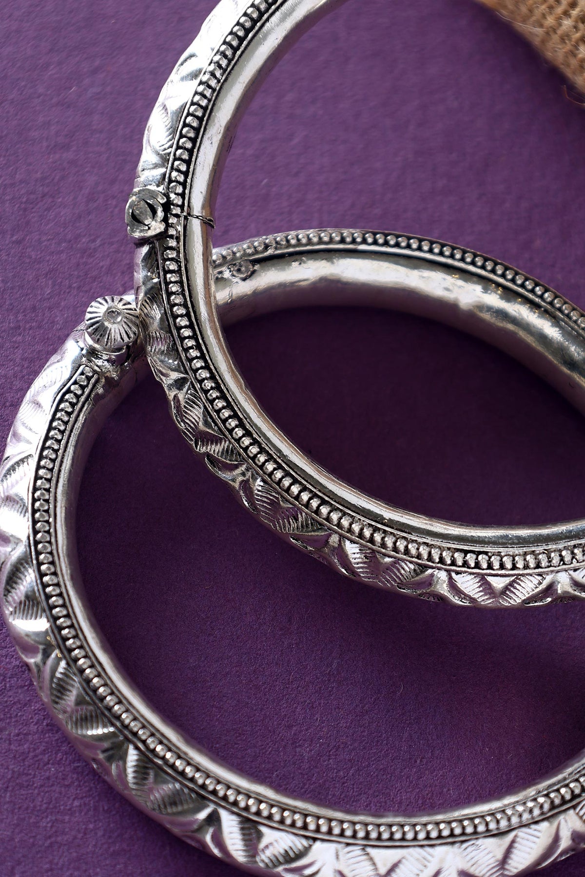 Carved Pair Of Anklets