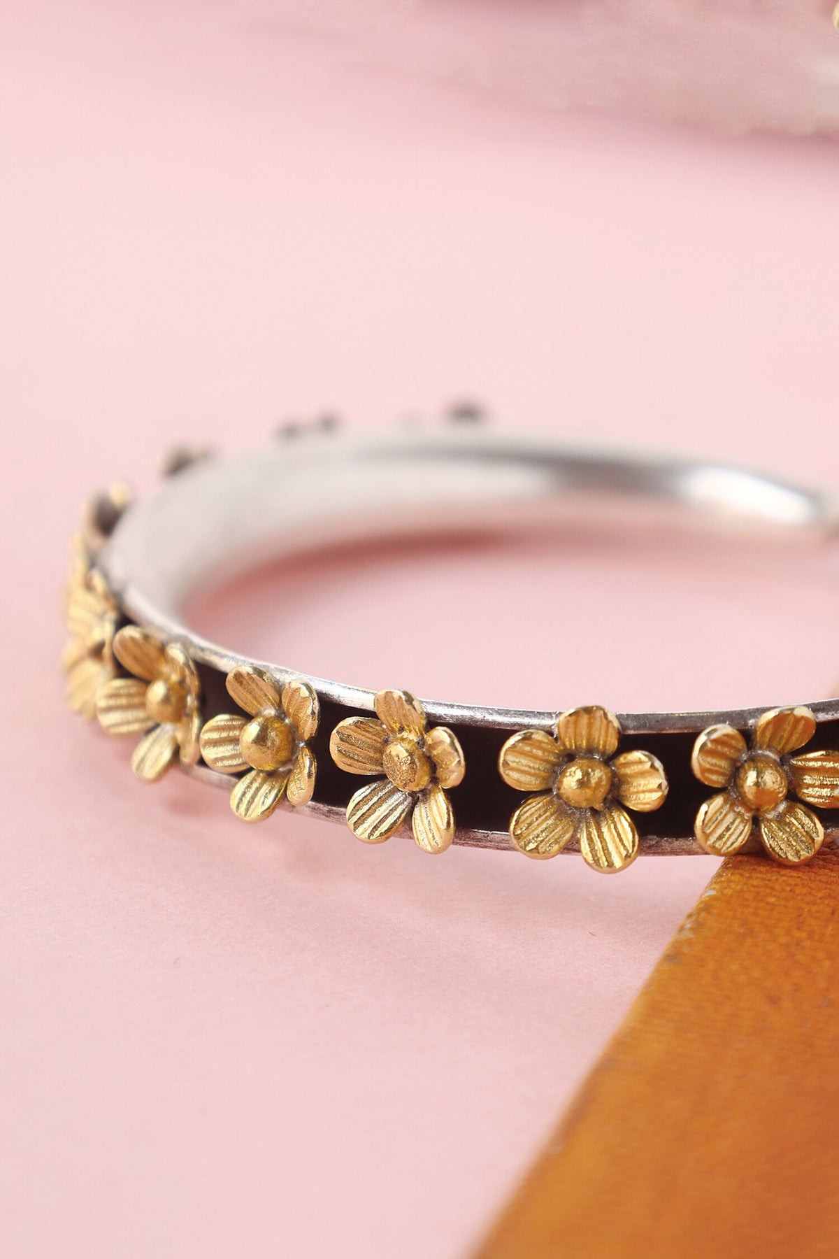 Floral Carved Bangle