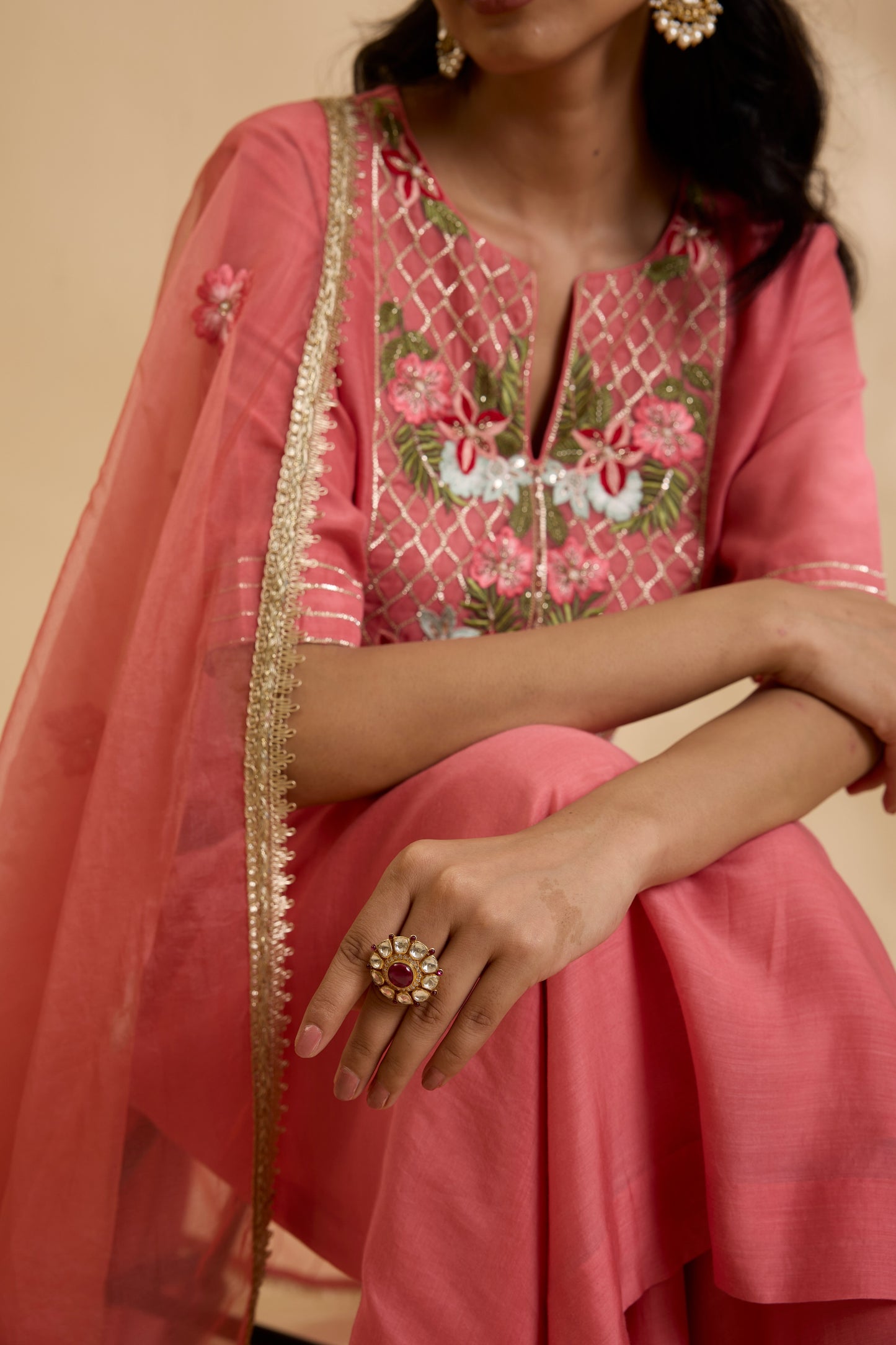 Devika Polki Ring