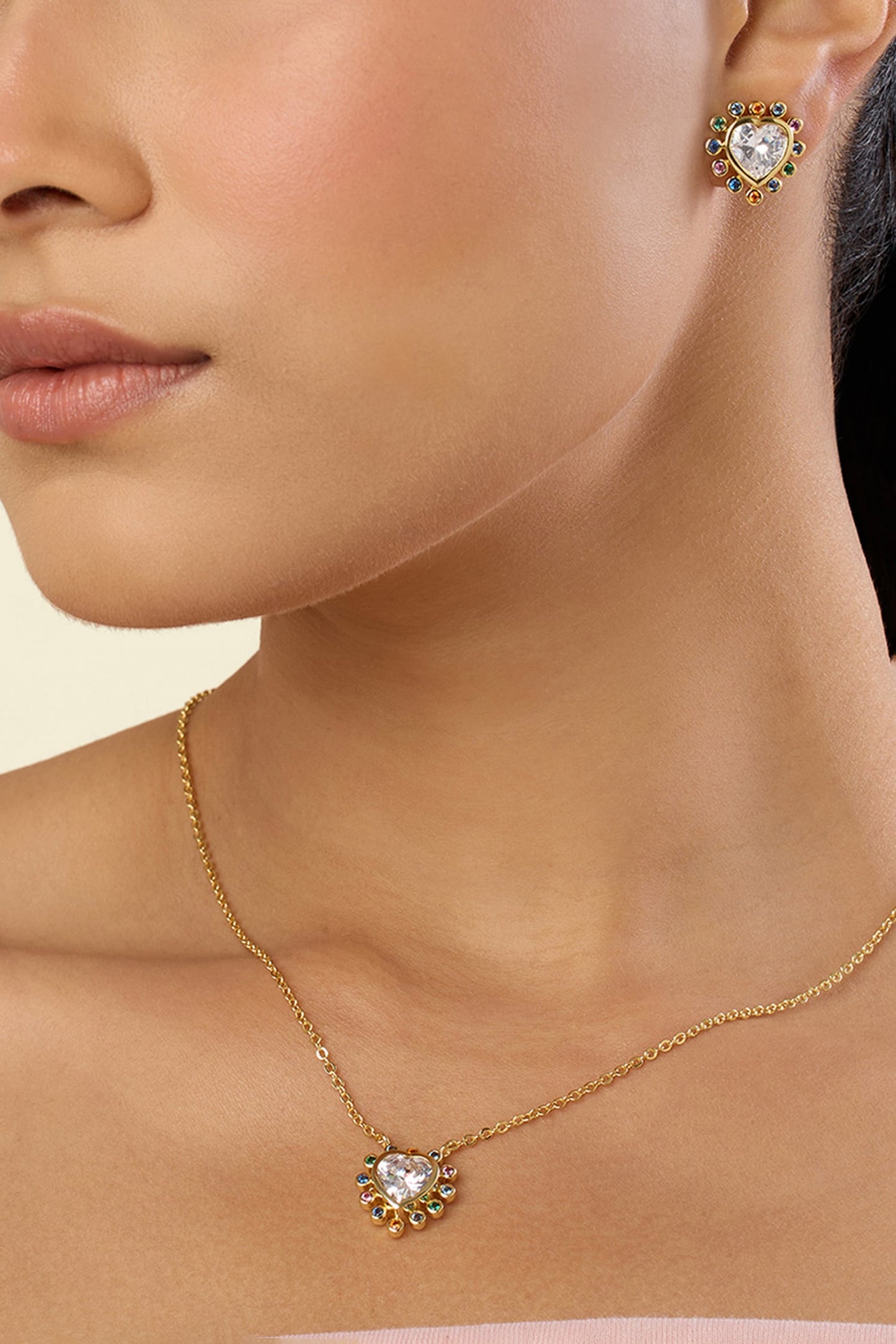 I Heart Necklace Set