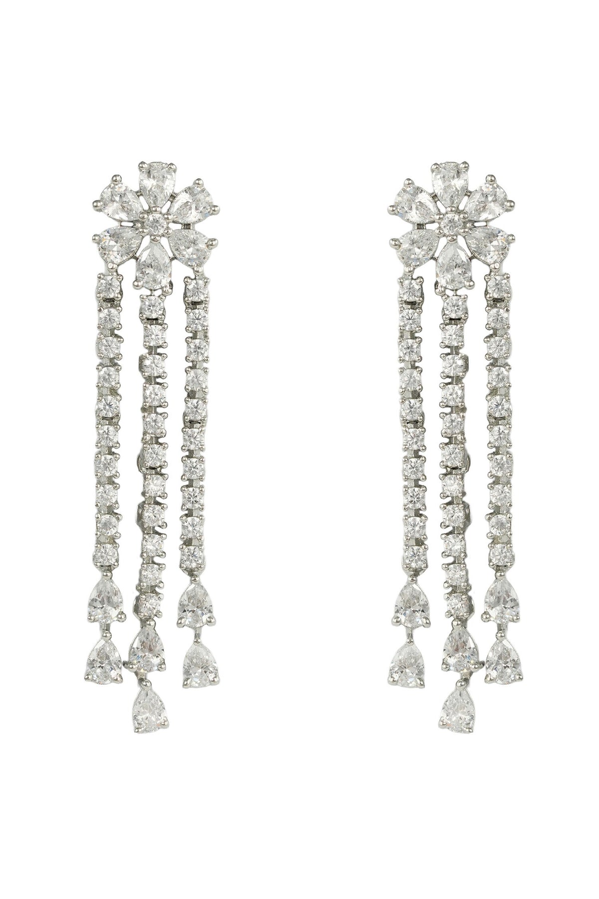 Crystal Embellished Necklace Set