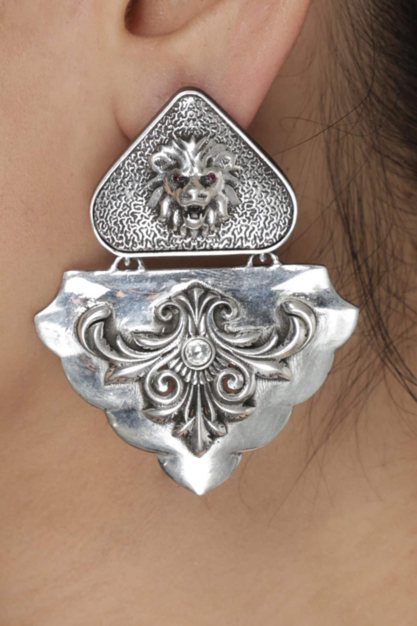Shell Carved Danglers