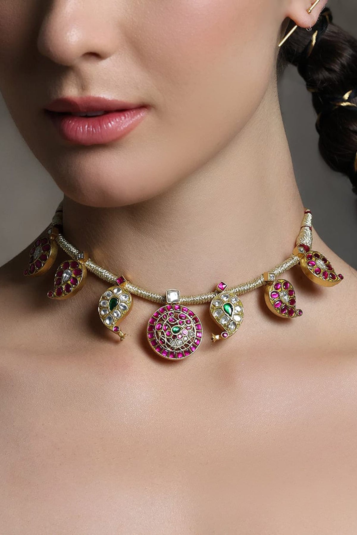 Peacock Charm Necklace Set
