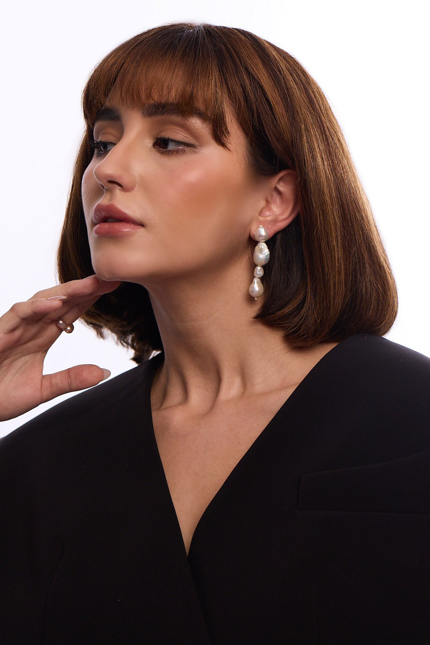 Baroque Statement Drop Earrings