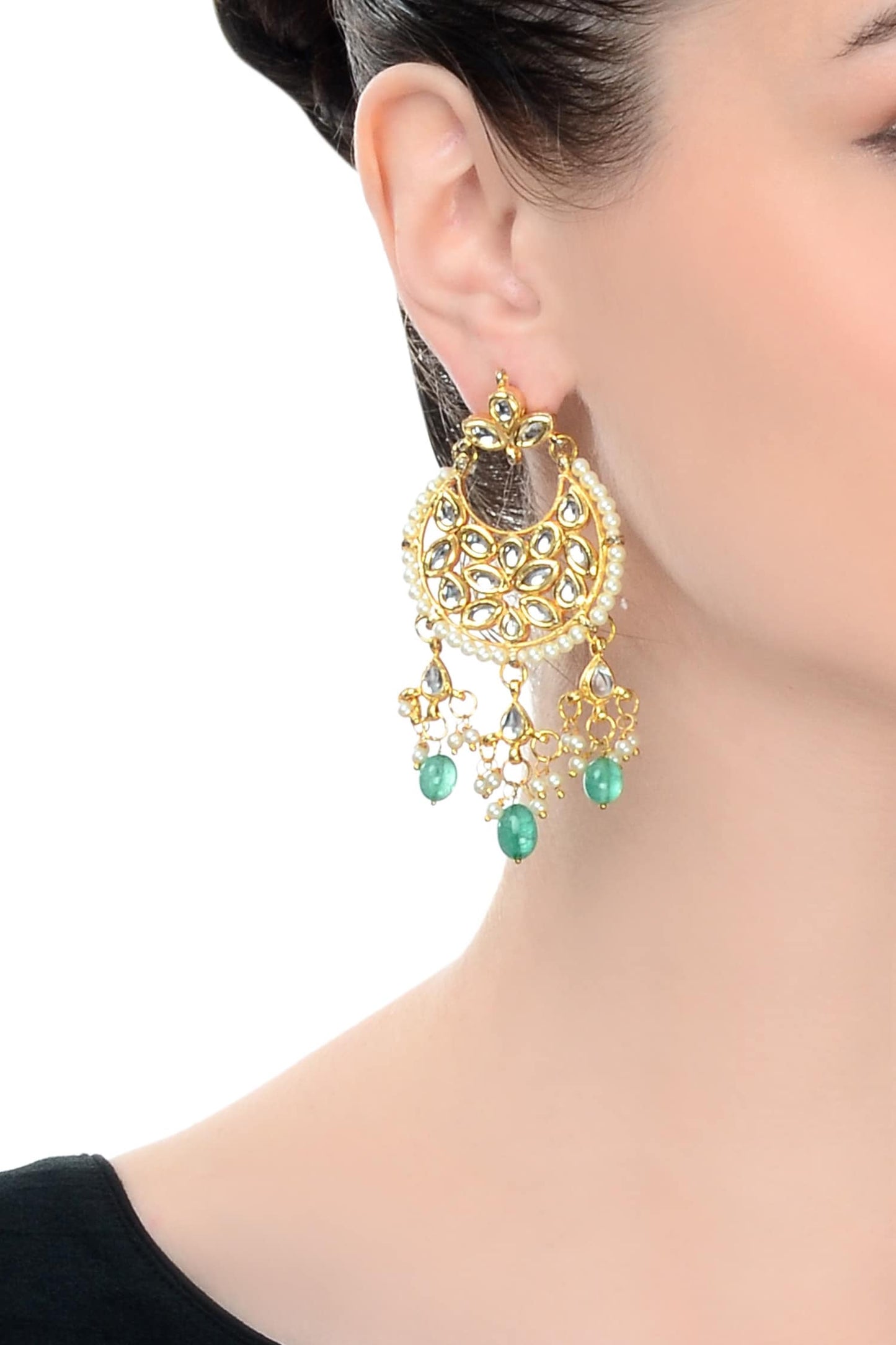 Stone Embellished Earrings