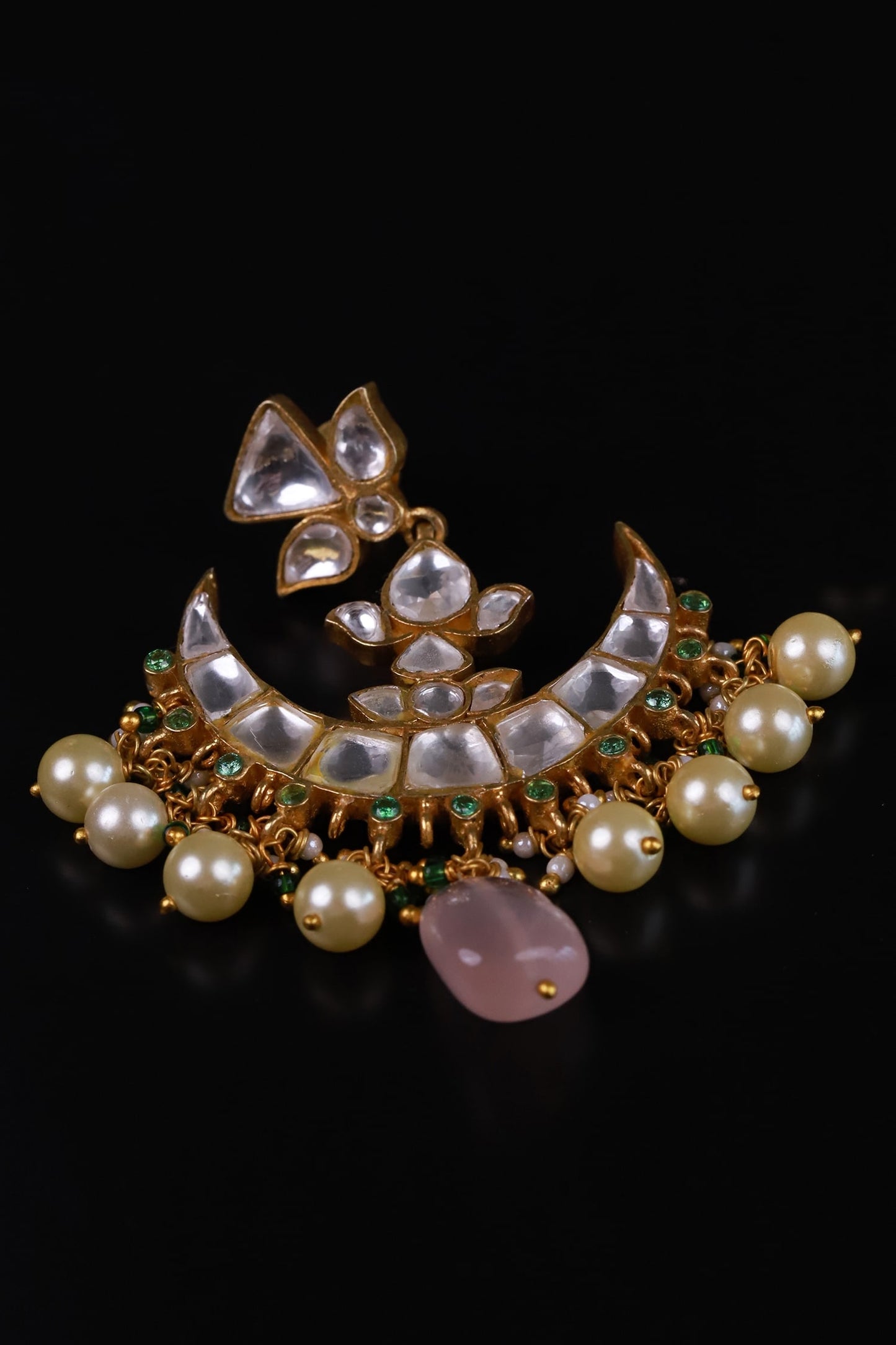 Polki Embellished Chandbalis