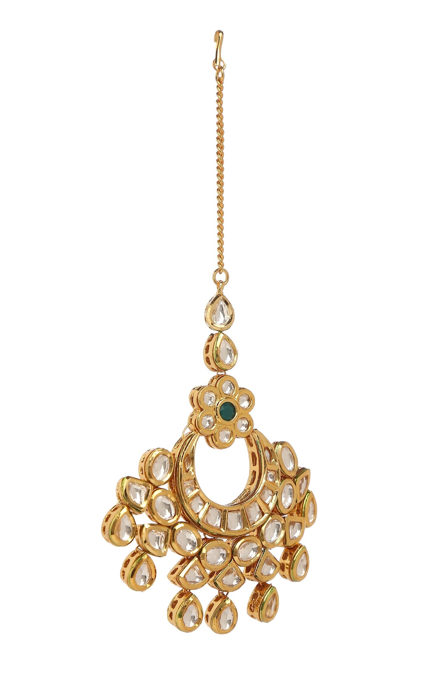 Geometric Embellished Maangtika