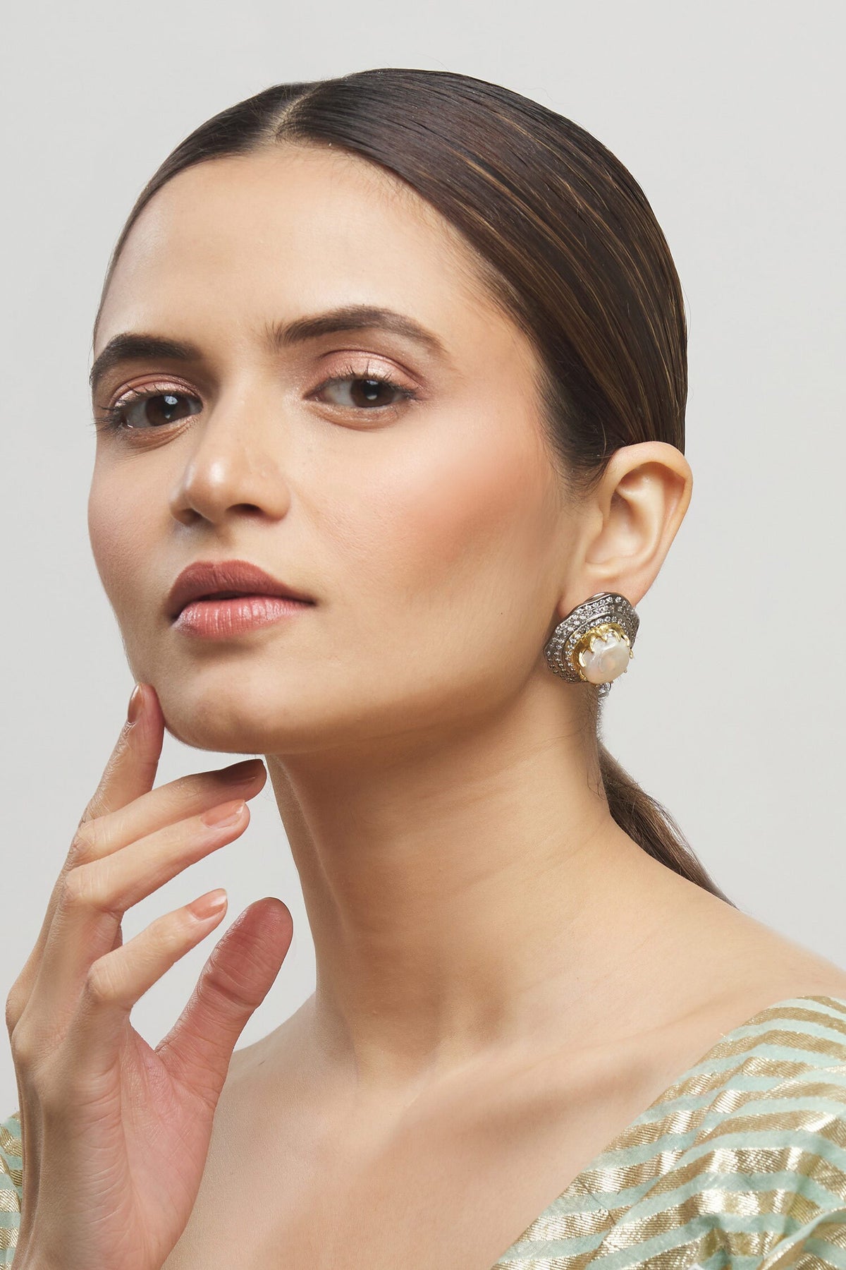 Bead Stud Earrings