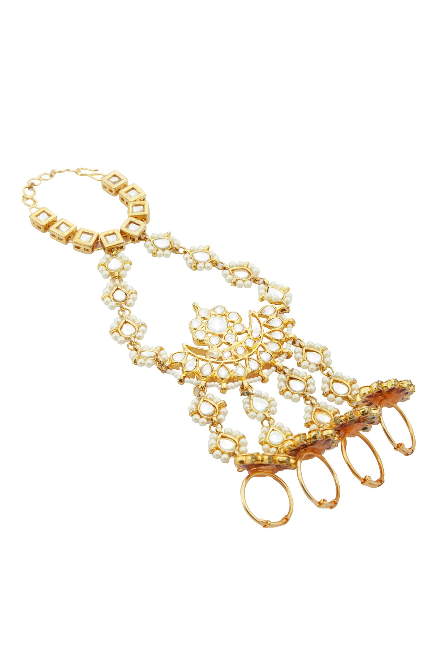 Kundan Floral Hathphool
