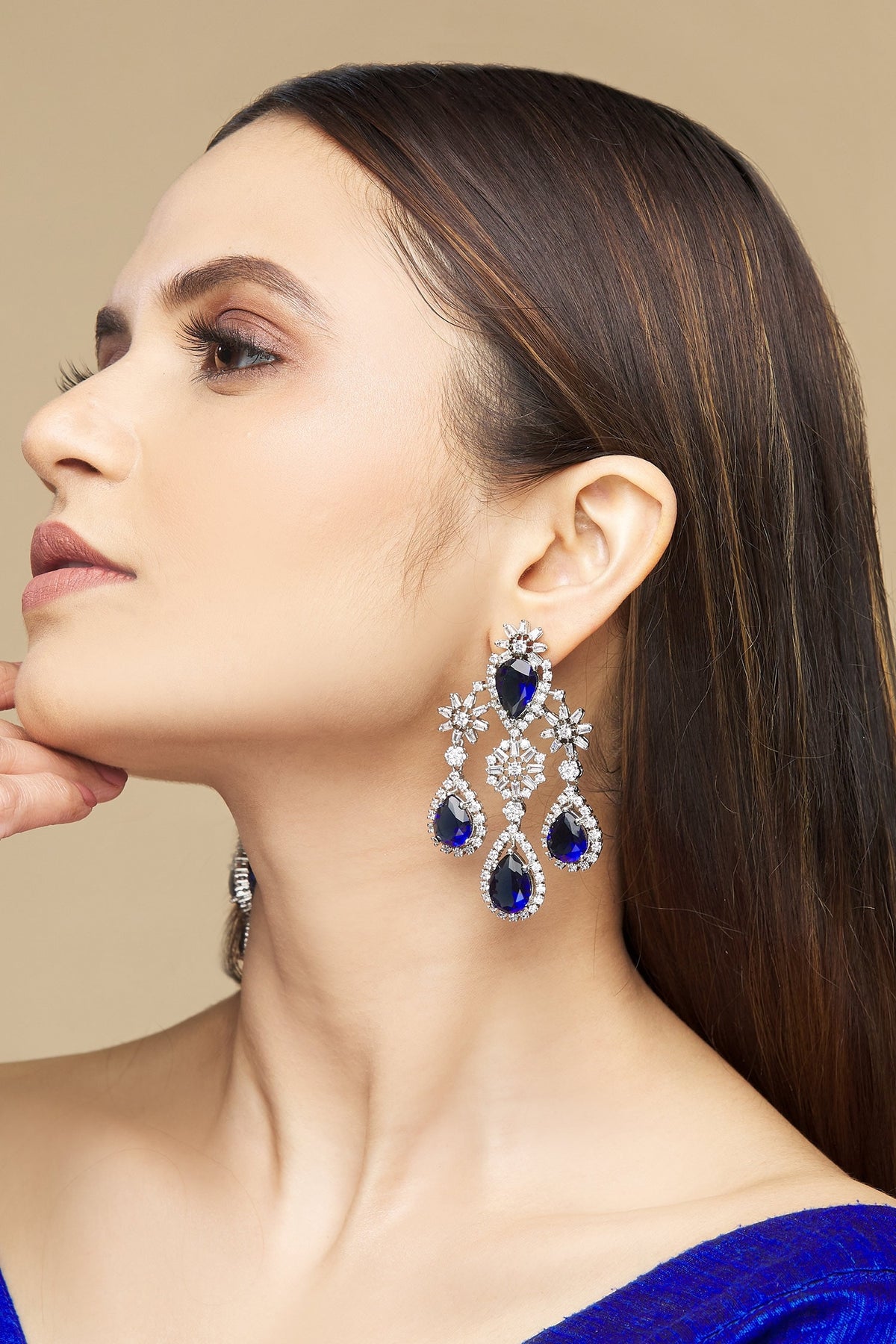 Stone Embellished Danglers
