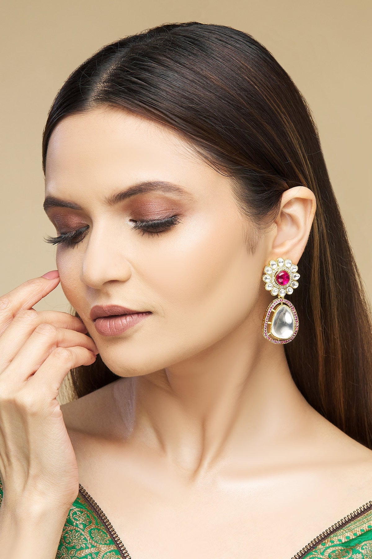 Stone Embellished Drops