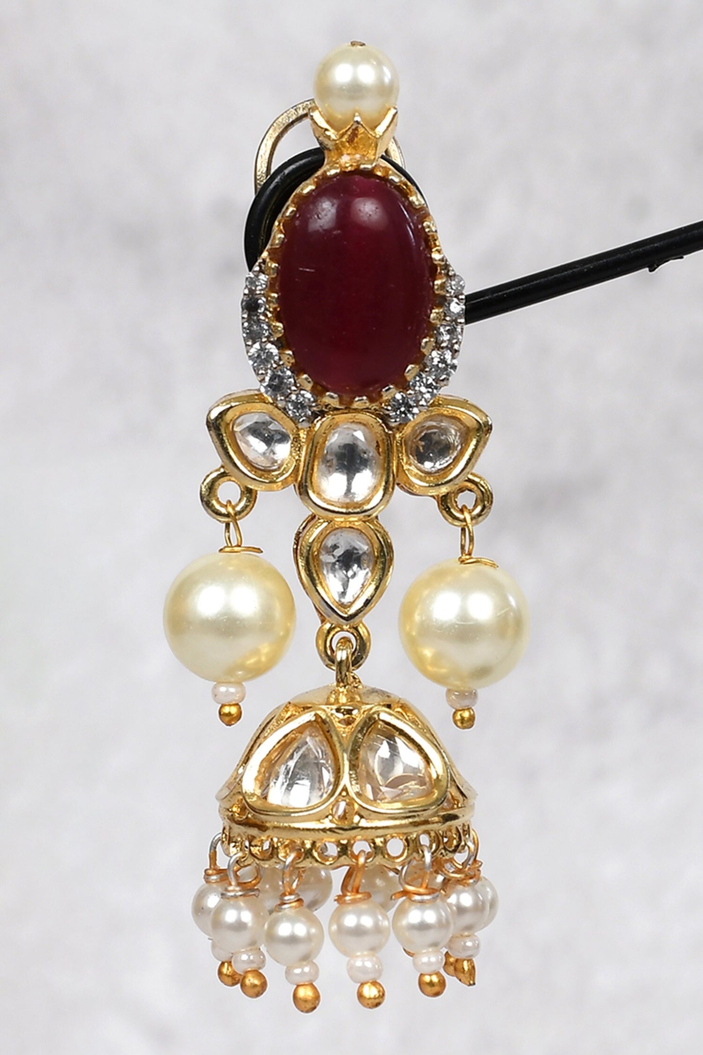 Geometric Kundan Choker & Earring Set