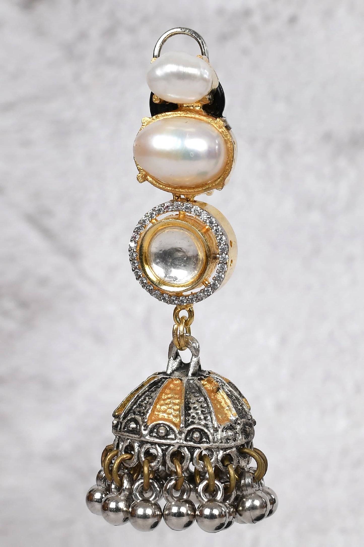 Kundan Choker Set with Jhumkas