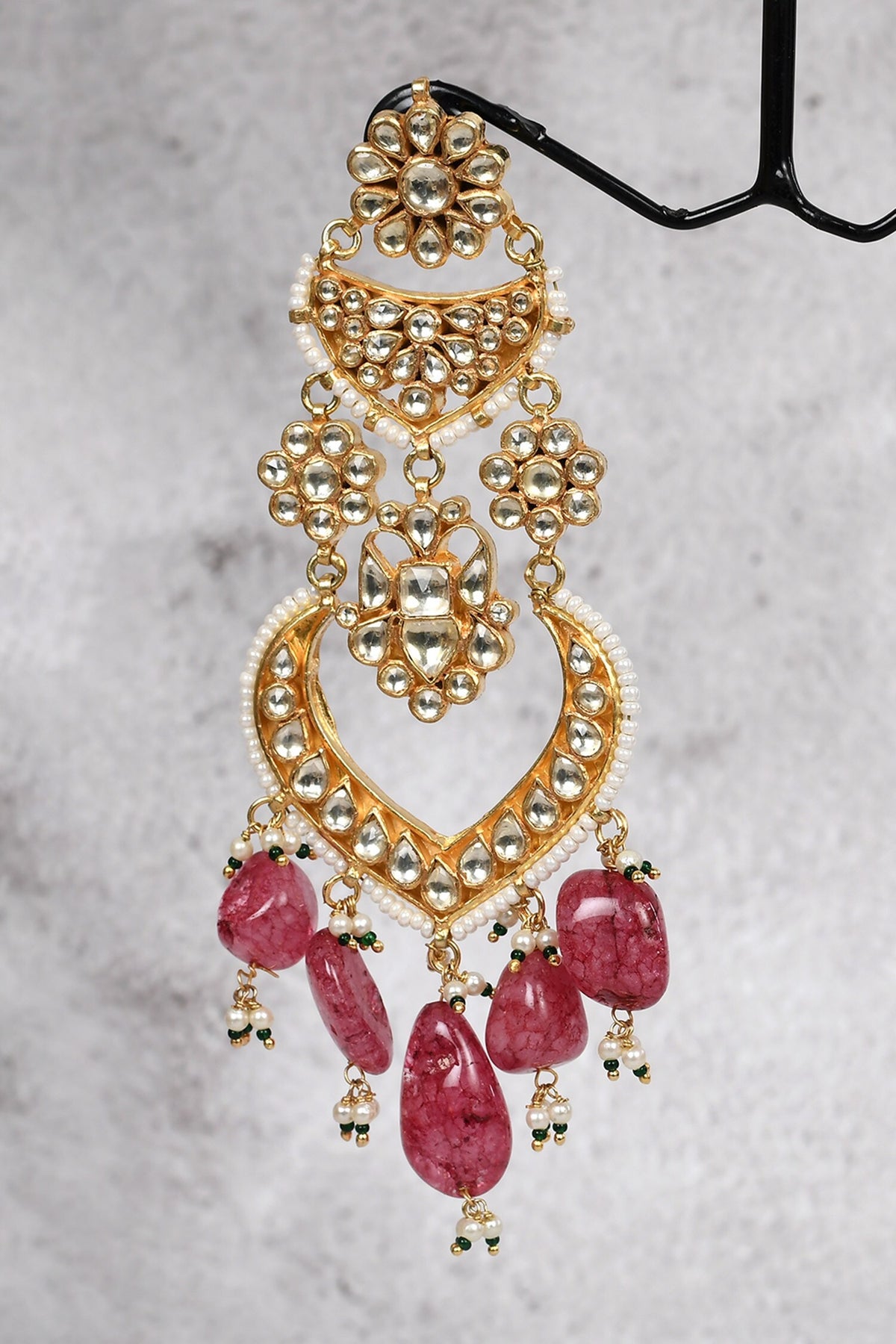 Kundan Embellished Chandbalis