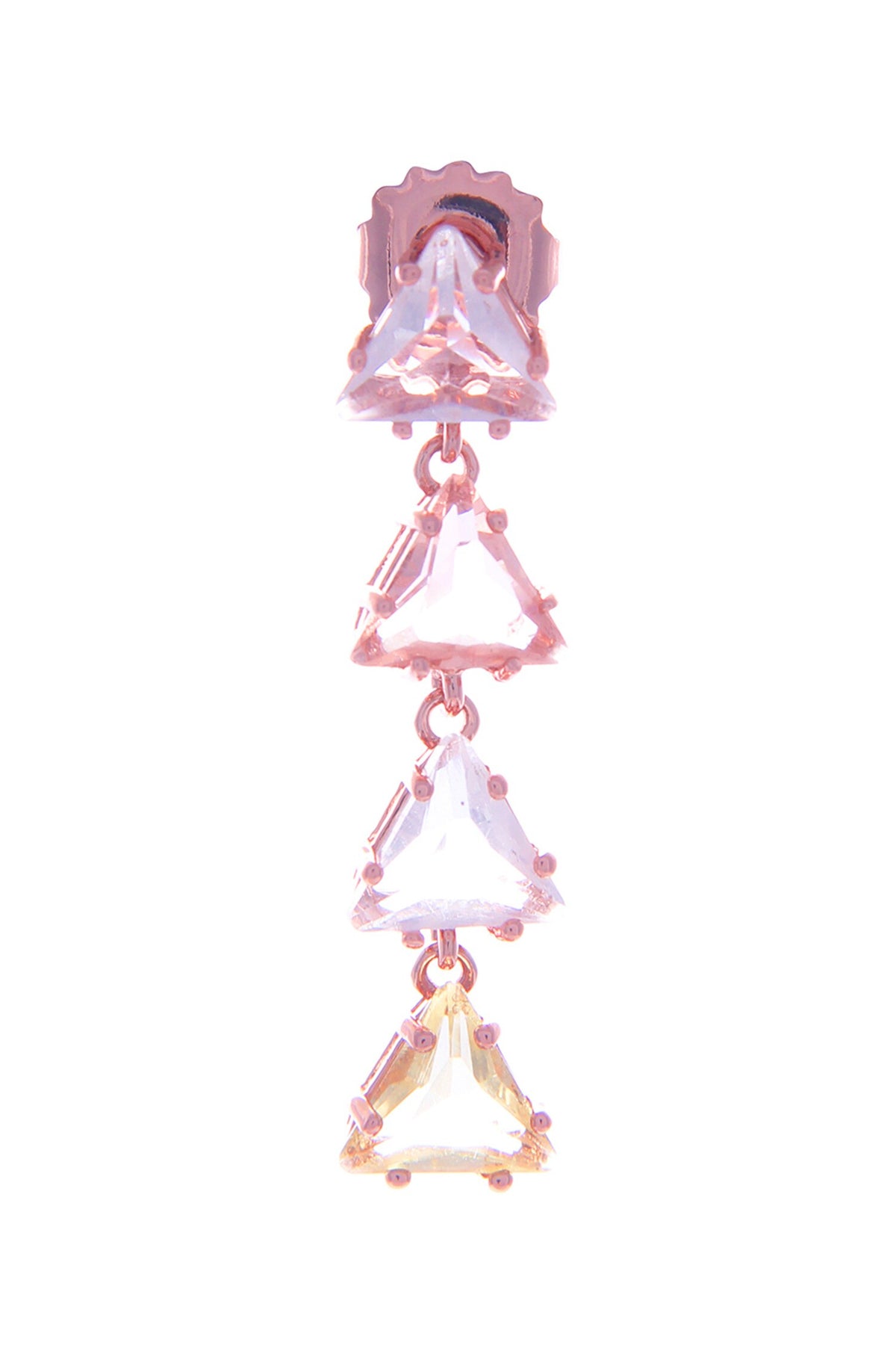 Triangle Mirror Design Earrings