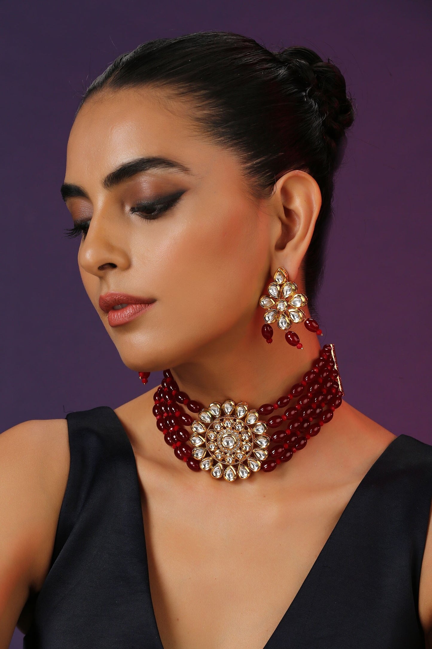 Kundan Embellished Choker Set