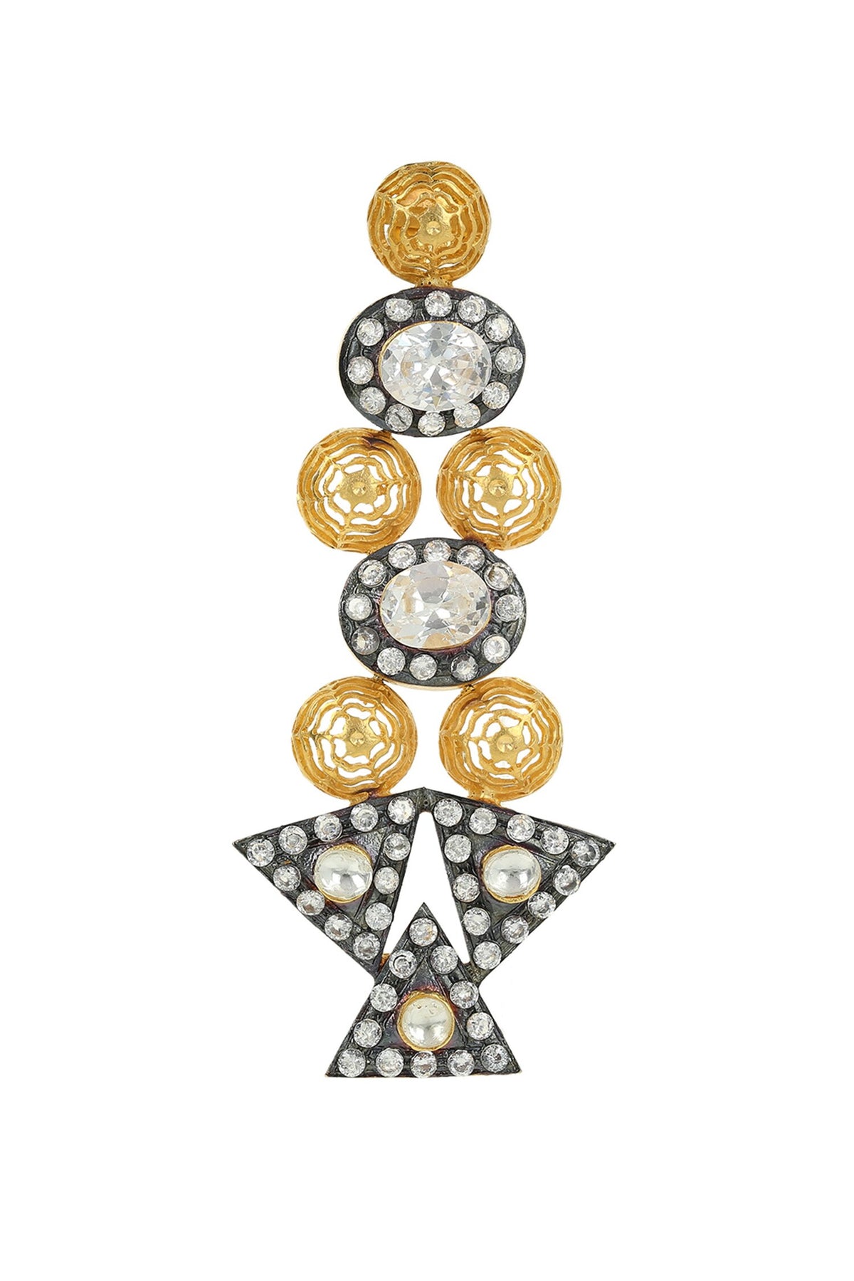 Geometric Embellished Earrings