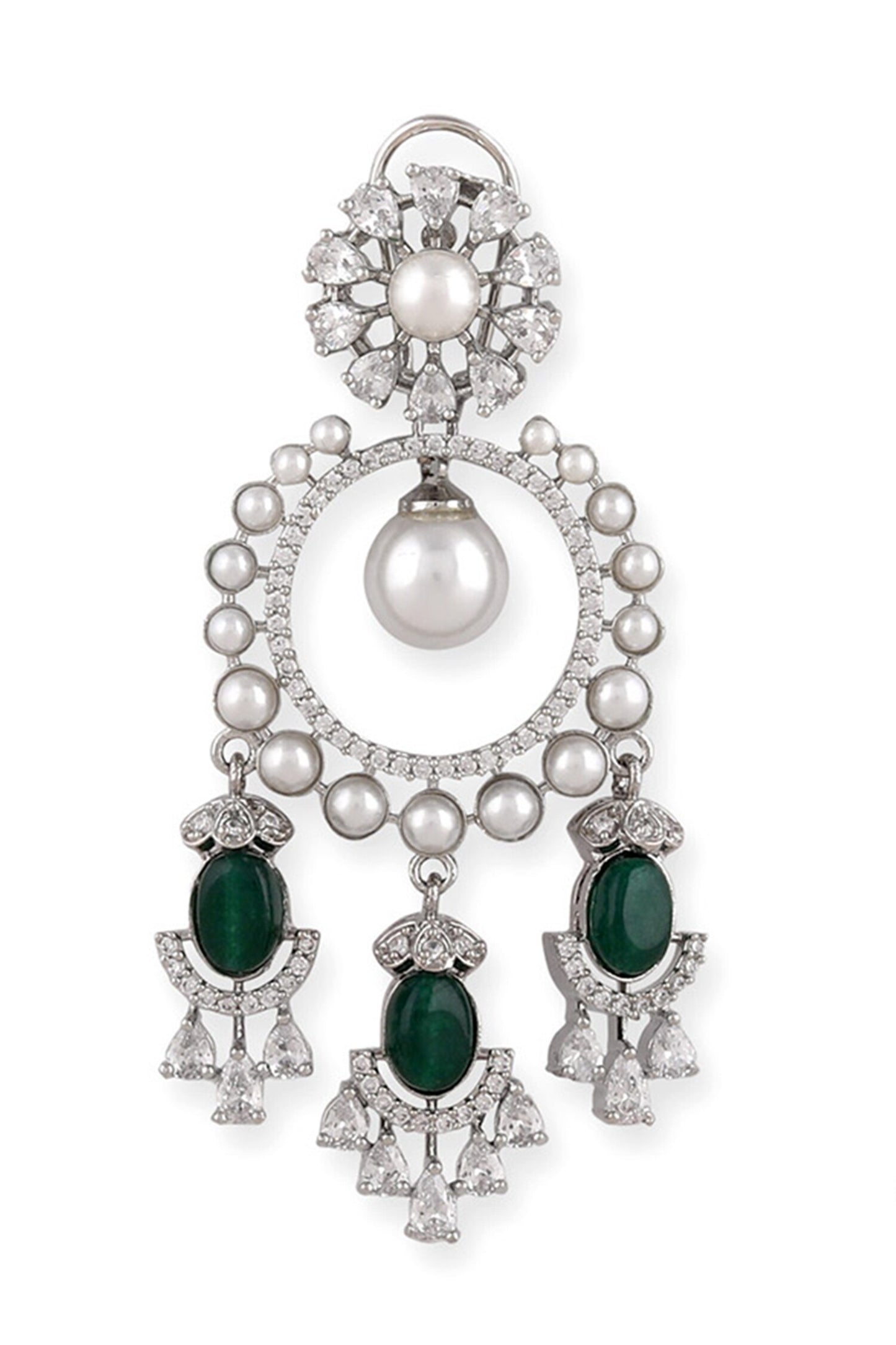 Stone Drop Dangler Earrings