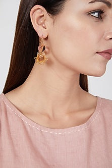 Gold Finish Earrings