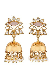 Gold Plated Jhumka Earrings