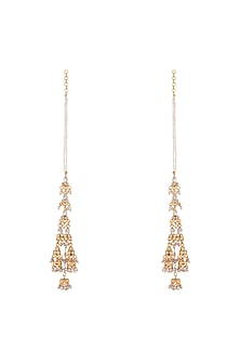 Gold Plated Basum Dangler Earrings