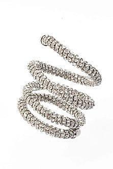 Silver Plated Chaton Stone Bracelet