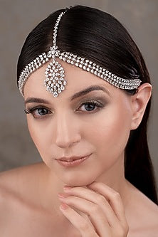 White Finish Zircon Mathapatti