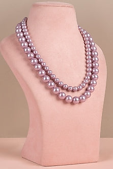 Purple Pearl Necklace