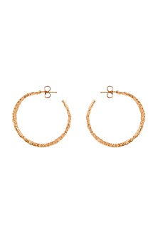 Gold Plated Hoop Handcrafted Earrings