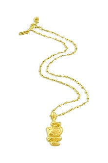 Gold Finish Patrimony Totem Necklace