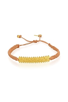 Gold Finish Thread Bracelet
