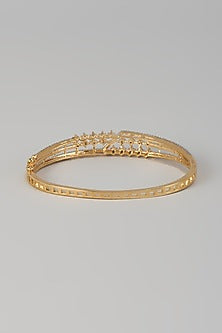 Gold Finish Zircon Bracelet