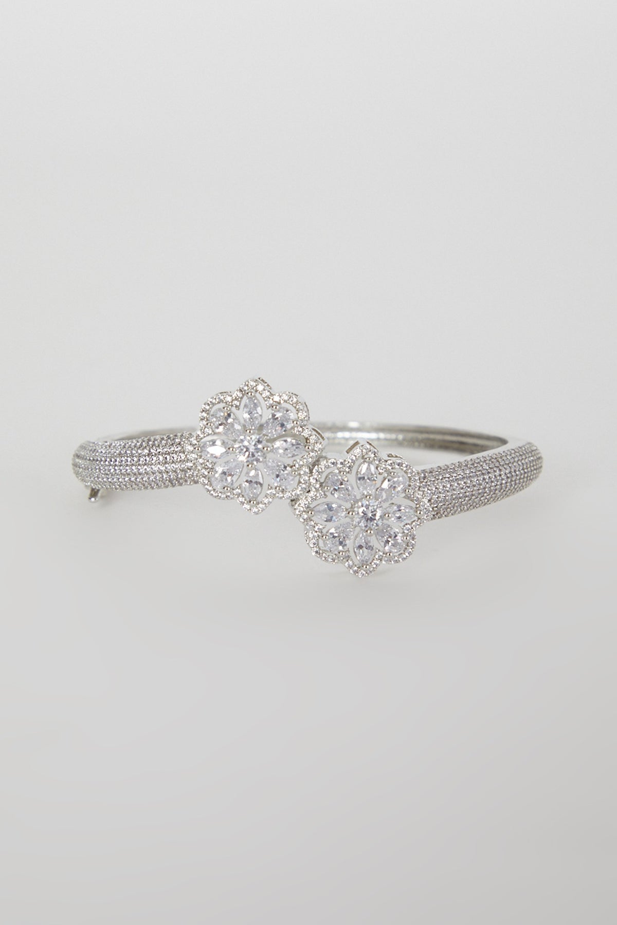 White Finish Diamond Bracelet