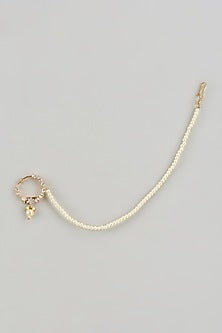 Gold Finish Zircons Nose Ring