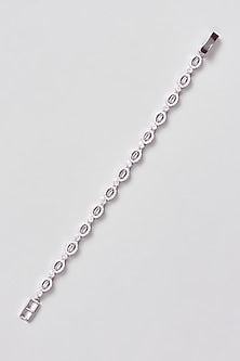 White Finish Zircon Bracelet