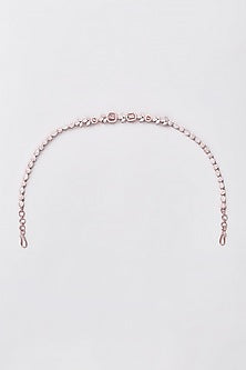 Rose Gold Finish Zircon Mathapatti